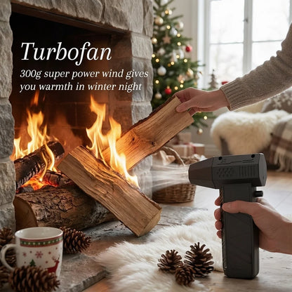 Violent Fan 400000RPM Brushless Turbo Jet Blower – 53m/s Powerful Air Blower & Vacuum Dust Cleaner, Type-C Fast Charging