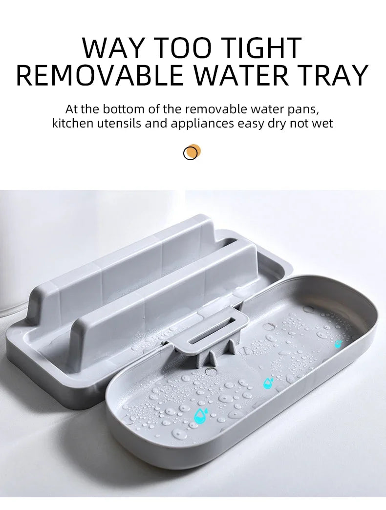 Multifunctional Tool Storage Rack Home Supplies Kitchen Shelves Chopstick Barrel Pot Cover Rack Knife Holder Kitchen Accessories