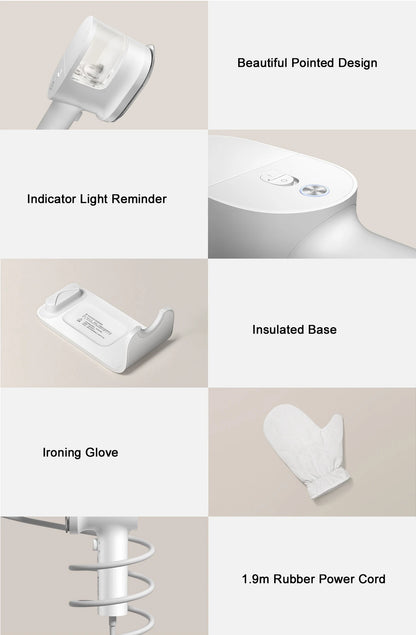 Portable Garment Steamer – Xiaomi Mijia Fast Heat Vertical Iron for Wrinkles, Travel & Home