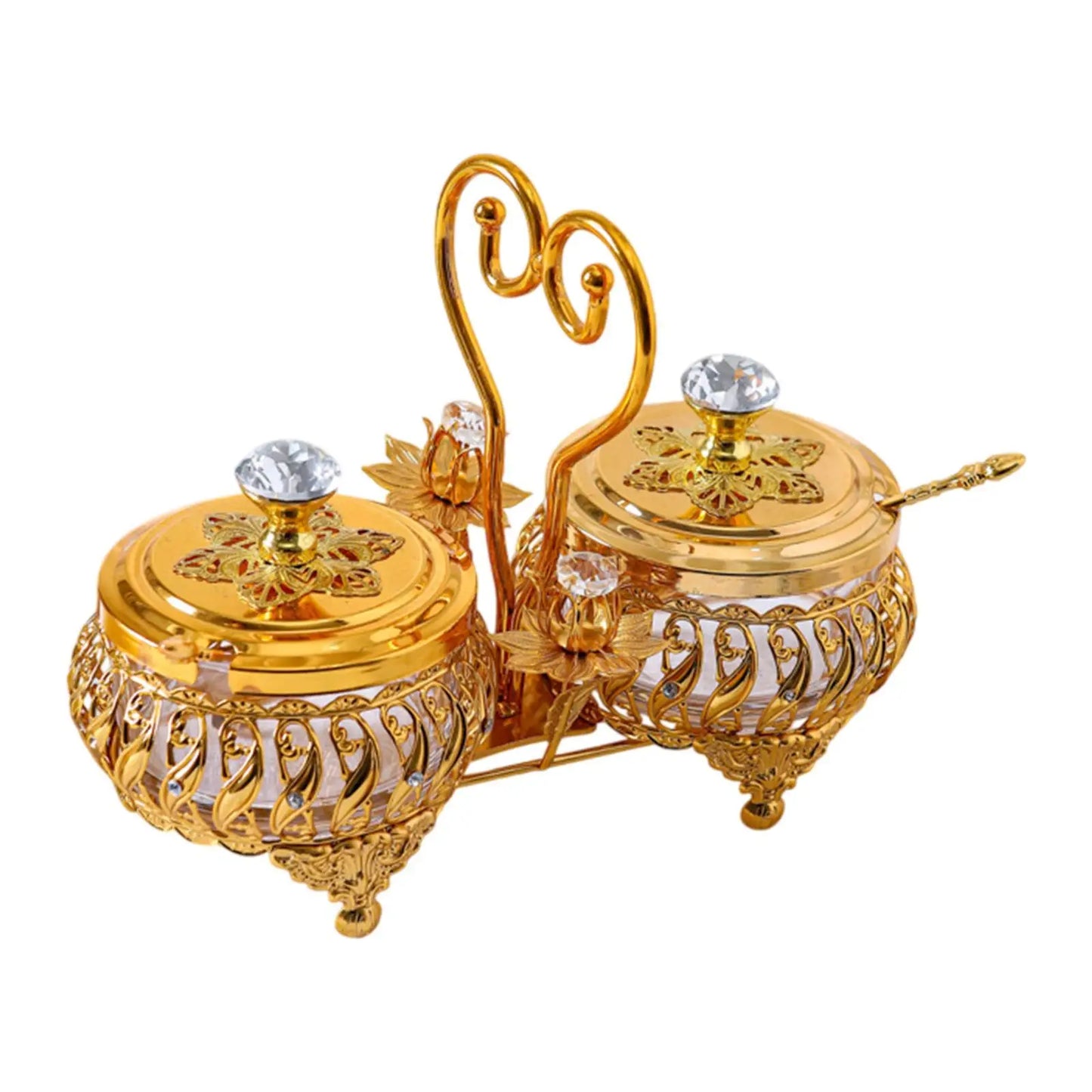 Seasoning Box Snack Plates Food Storage Organizer Condiment Jar Sugar Pots for Parties Dining Room Wedding Banquet Event