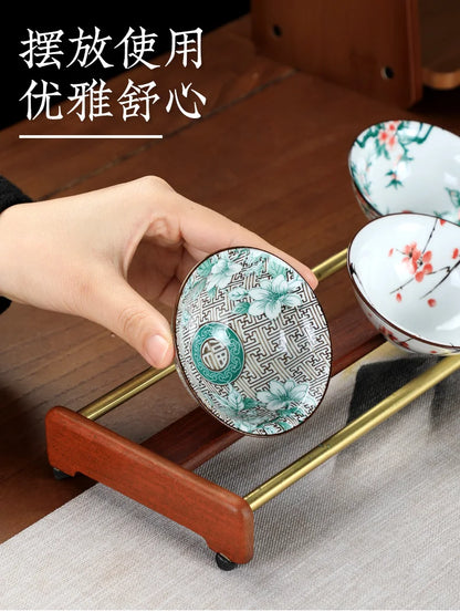 Kitchen Single Tea Cups Latest Design Traditional China Drinking Tea Cups Blue White Utensils Tazas De Té House Accessories