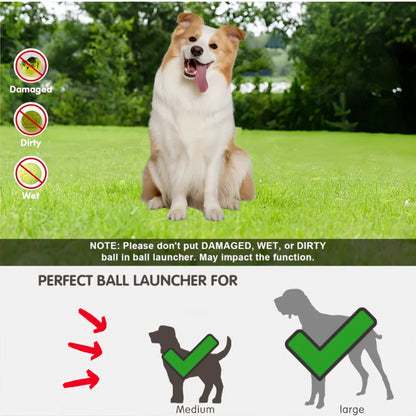 Automatic Dog Ball Launcher – USB Rechargeable Interactive Tennis Ball Thrower Toy