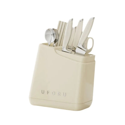 Stable Knives Storage Rack Large Capacity Anti-slip Chopstick Bucket Space Saving Plastic Cutlery Organizer Kitchenware