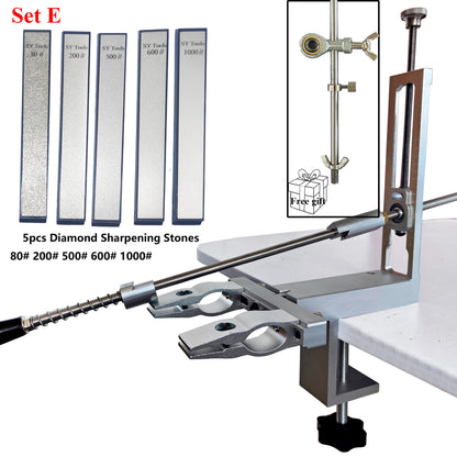 S09 Professional kitchen chef knives and accessories Knife sharpener machine with diamond rolling sharpener sharpening stone