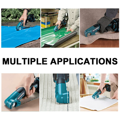 Cordless Carpet Scissors Handheld Multi Functional Pruner Round Knife Cutting Cloth Scissors For Makita 18V Battery(No Battery)