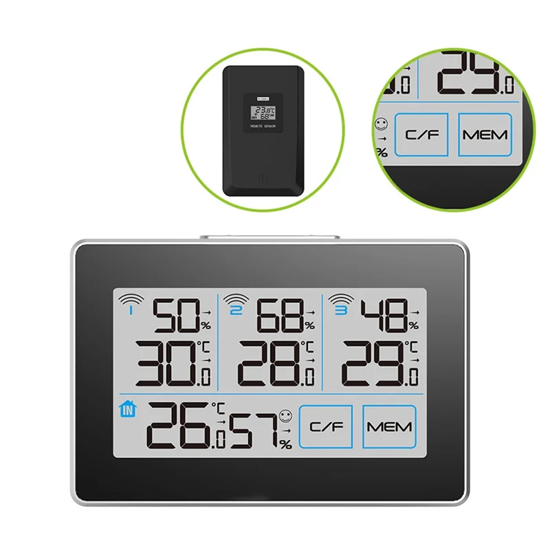 Fast Delivery】Indoor Digital Thermometer Hygrometer – High-Accuracy Temperature & Humidity Monitor