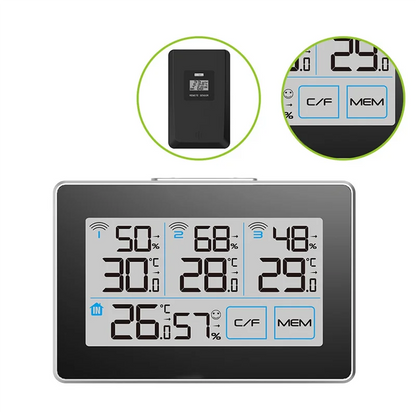 Fast Delivery】Indoor Digital Thermometer Hygrometer – High-Accuracy Temperature & Humidity Monitor