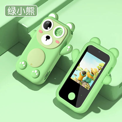 Unicorn Kids Smartphone Toy with HD Camera & Touchscreen | Cartoon Puzzle Games & Music Player | No SIM Card, Gift for Girls & Boys