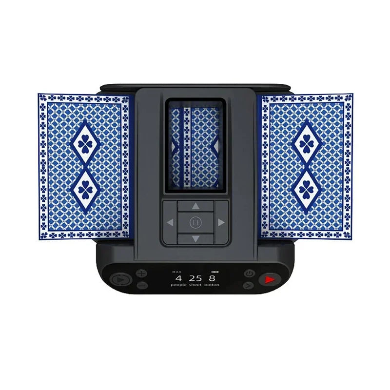 Automatic Playing Card Shuffler Mixer Games Poker Sorter Machine Dispenser for Travel Home Party Poker Device 5200mAh