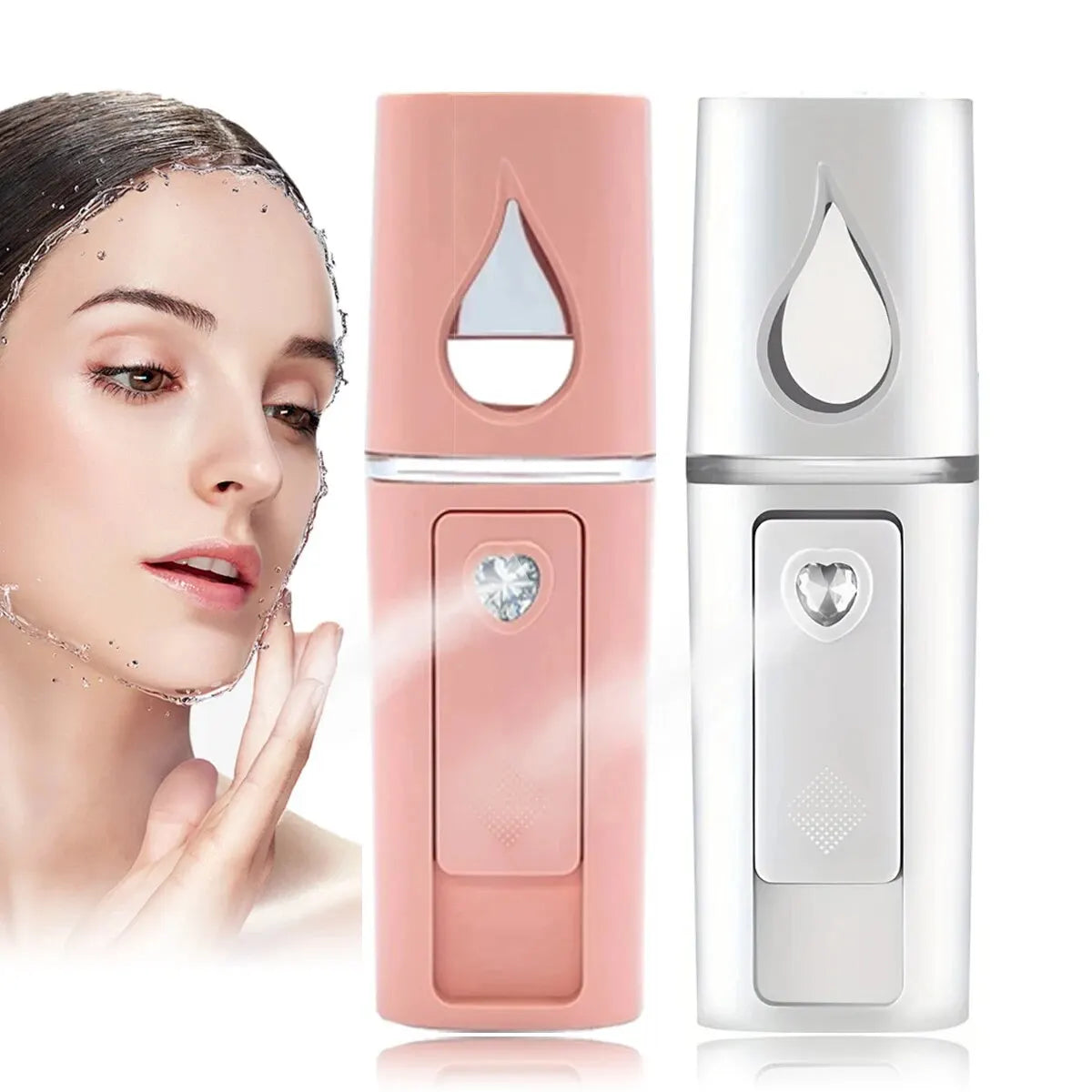 Face Steamer Air Humidifier Facial Sprayer Nebulizer Hydrating Anti-aging Nano Wrinkle Women Beauty Skin Care