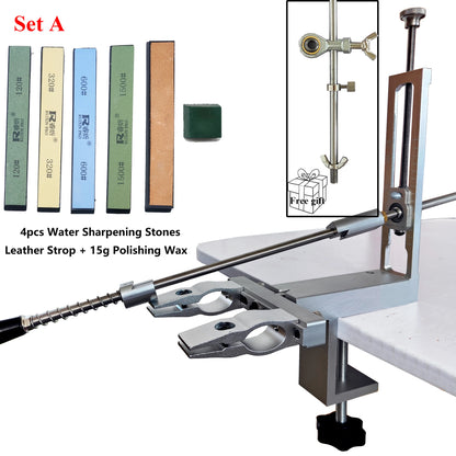S09 Professional kitchen chef knives and accessories Knife sharpener machine with diamond rolling sharpener sharpening stone