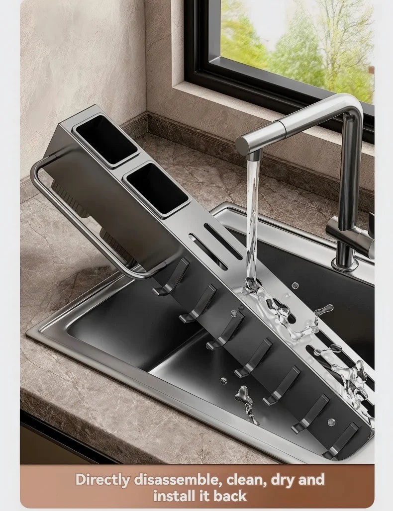 kitchens accessories Rack Wall Mounted Multifunctional Rack All-in-One Organizer knife