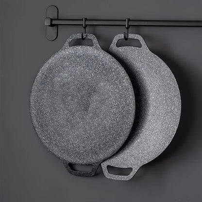 11.02-Inch Frying Pan + 3-Piece Kitchen Set – 4-Piece Non-Stick Cast Iron, Easy to Clean Restaurant Cooking Utensils
