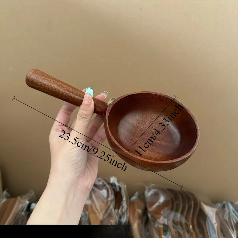 Kitchen Spoon, Wooden Spoon, Extra Large Size, Serving Spoon, Internet Famous, Vermicelli, Dry Rice Spoon