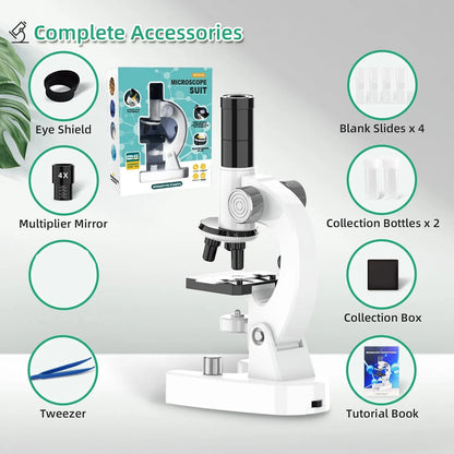 4800x HD Kids Microscope – Digital Science & Biology Learning Microscope for Elementary School