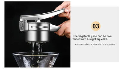 Kitchen Multifunctional Tool Stainless Steel Manual Juicer For Fruits And Vegetables Vegetable Filling Squeezer Simple Operation