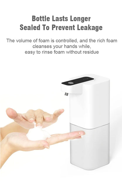Automatic Touchless Liquid Soap Dispenser – Infrared Sensor, Hands-Free Smart Foam Machine, USB Rechargeable