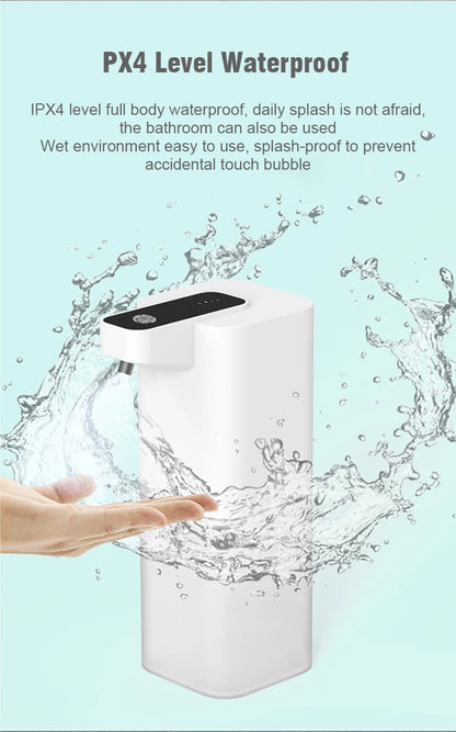 Automatic Touchless Liquid Soap Dispenser – Infrared Sensor, Hands-Free Smart Foam Machine, USB Rechargeable