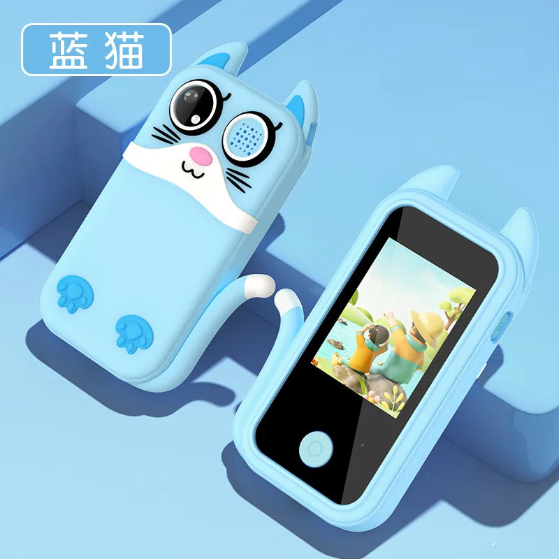 Unicorn Kids Smartphone Toy with HD Camera & Touchscreen | Cartoon Puzzle Games & Music Player | No SIM Card, Gift for Girls & Boys