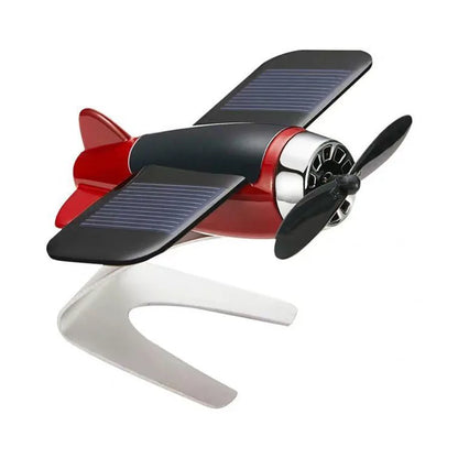 2025 Solar Aircraft Car Ornament – Creative Car Interior Scented Perfume for Center Console