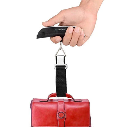 Digital Luggage Scale 110lb / 50kg – Portable Electronic Hanging Travel Suitcase Weight Scale with LCD Display