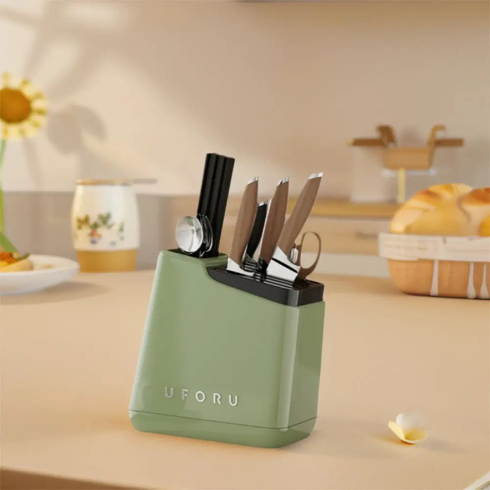 Stable Knives Storage Rack Large Capacity Anti-slip Chopstick Bucket Space Saving Plastic Cutlery Organizer Kitchenware