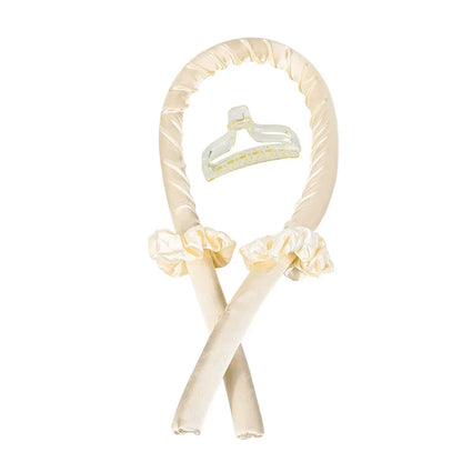 Heatless Curling Rod Headband No Heat Silk Curls Ribbon Hair Rollers Sleeping Soft Headband Lazy Hair Curlers Hair