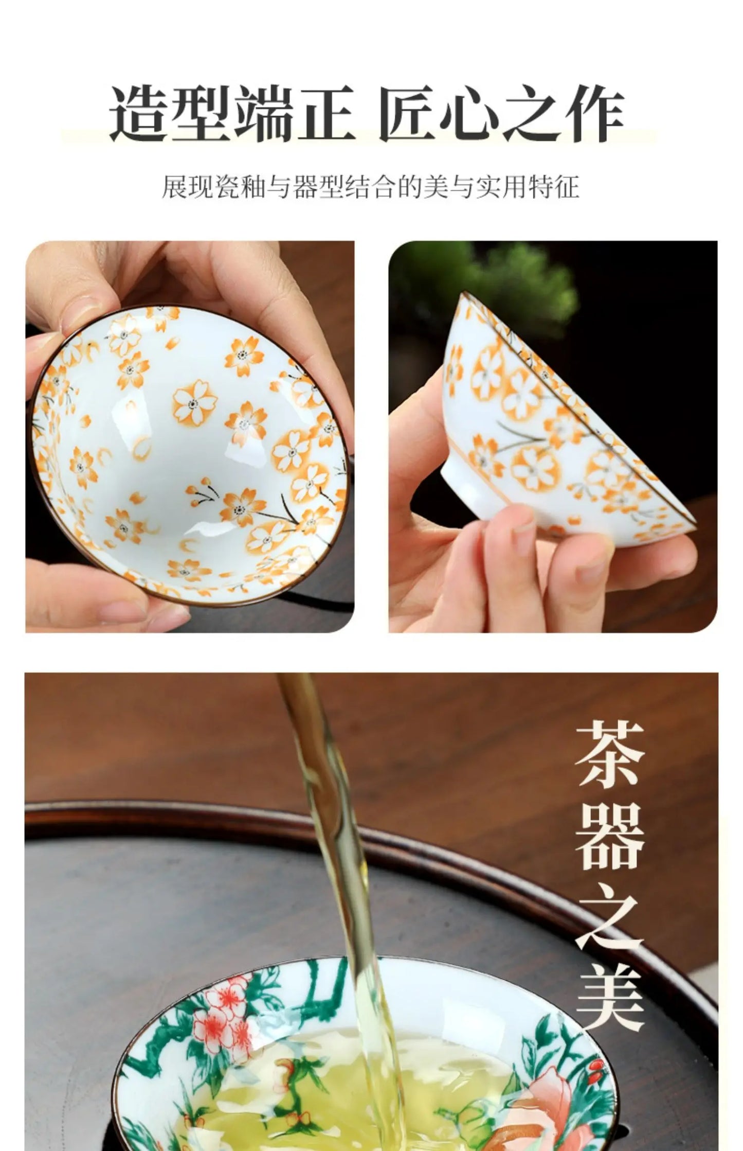 Kitchen Single Tea Cups Latest Design Traditional China Drinking Tea Cups Blue White Utensils Tazas De Té House Accessories