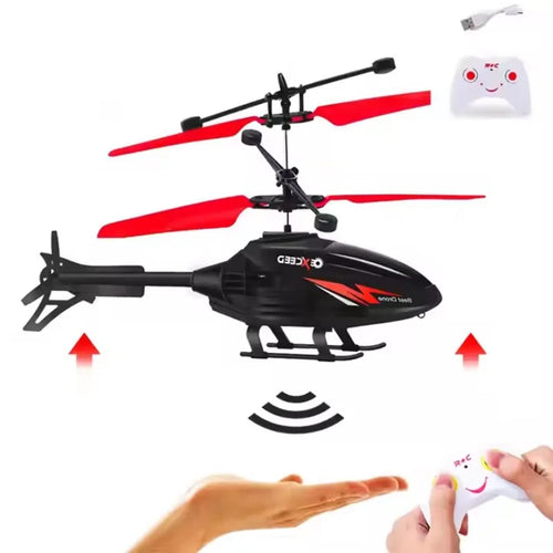 Remote Control Induction Helicopter Drone – Crash-Resistant, Dual-Mode Suspended RC Aircraft Toy with Lighting