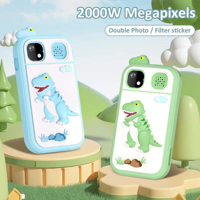 Unicorn Kids Smartphone Toy with HD Camera & Touchscreen | Cartoon Puzzle Games & Music Player | No SIM Card, Gift for Girls & Boys