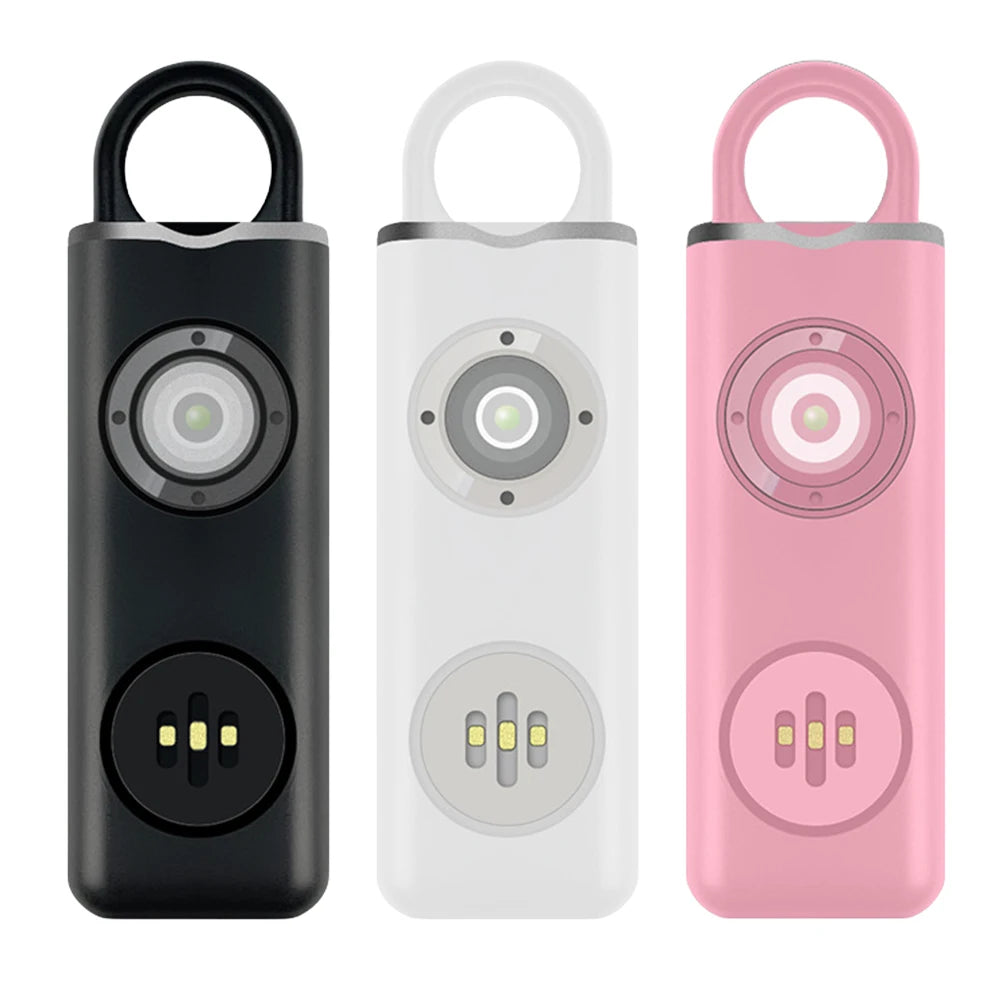 Anti-Wolf Alarm for Women & Kids  - Rechargeable 130dB Loud Personal Safety Siren Keychain with Emergency Flashlight