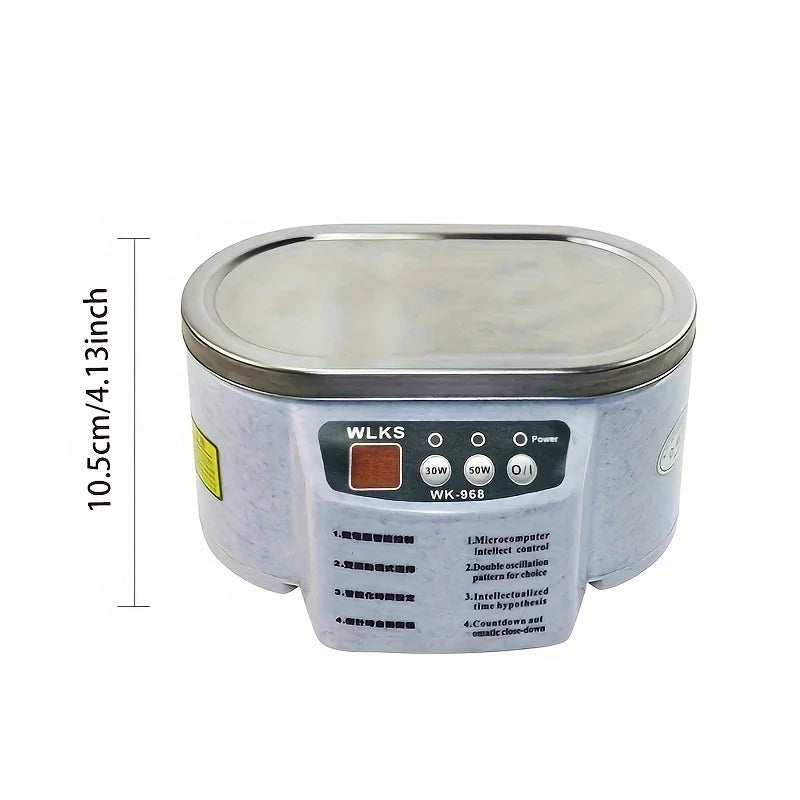 30/50W Ultrasonic Cleaner – Dual Frequency Digital Cleaning Machine for Jewelry, Glasses & Watches
