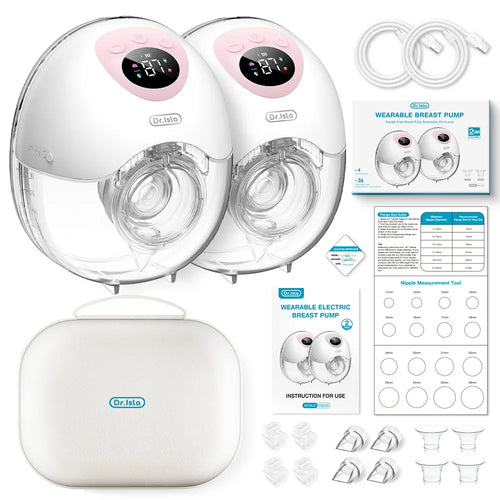 MAMIJOY 2PCS Wearable Electric Breast Pump – Hands-Free, Silent, Leak-Proof, 4 Modes & 36 Suction Levels (EB50)