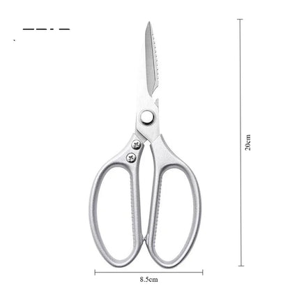 Stainless Steel Kitchen Food Scissors, A Multifunctional Kitchen Tool Suitable for Cutting Chicken Bones, Fish, and Vegetables