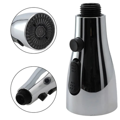 Kitchen Pull Out Faucet Sprayer Nozzle 3 Modes ABS Water Saving Bathroom