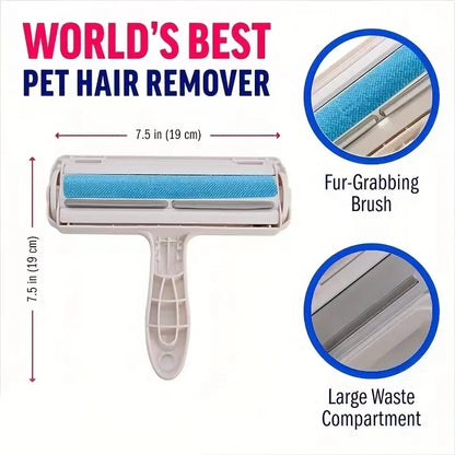 Pet Hair Remover Roller – One-Hand Self-Cleaning Lint & Fur Remover for Dogs & Cats