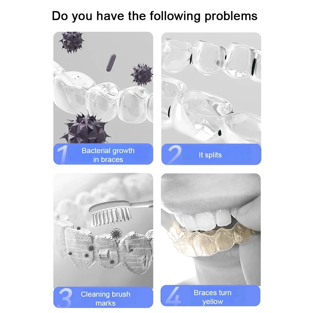 Ultrasonic Cleaner 50kHz – High-Frequency Cleaning Machine for Jewelry & Teeth Braces