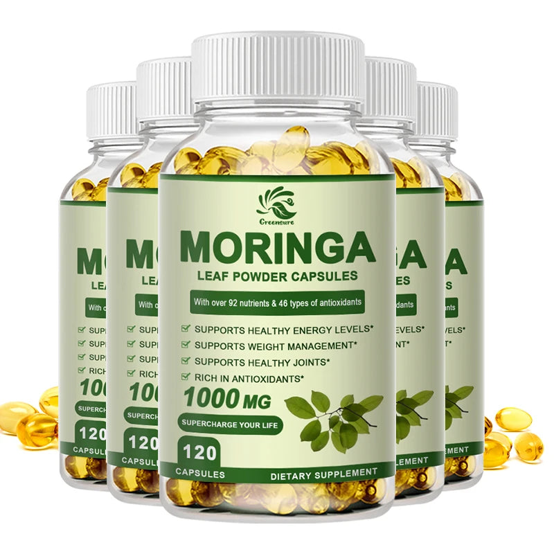 Moringa Oil Promotes Metabolism Supports Weight Loss, Repairs Damaged Cells, Alleviates Iflammation Cardiovascular Health
