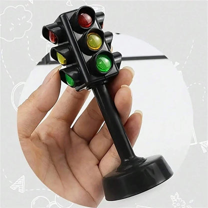 Mini Traffic Light Toy – Kids’ Road Safety Puzzle & Educational Traffic Sign Set