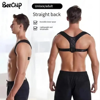 Back Posture Correction Belt – Breathable Unisex Support for Hunchback Prevention & Sitting Posture Improvement