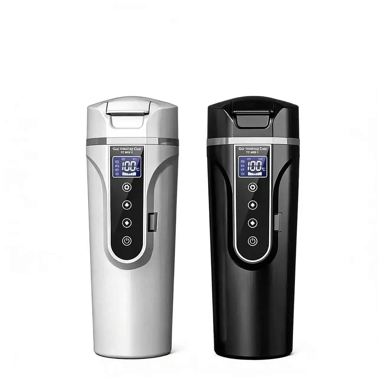 450ML 12V/24V Car Kettle – 304 Stainless Steel Quick Heating Travel Mug