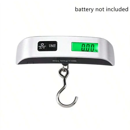 Digital Luggage Scale 110lb / 50kg – Portable Electronic Hanging Travel Suitcase Weight Scale with LCD Display