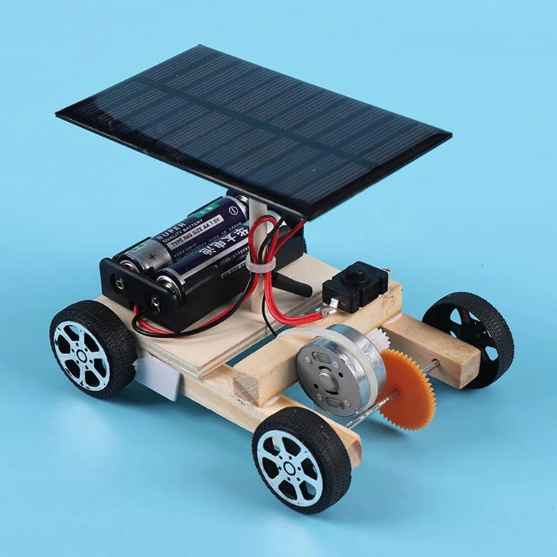 DIY Solar Car Kit – Creative STEM Toy for Kids’ Motor Skills & Active Thinking
