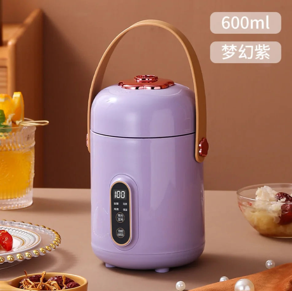 Portable Electric Hot Water Cup & Mini Rice Cooker – Fast Heating Stew Pot for Soup, Porridge & Travel Cooking