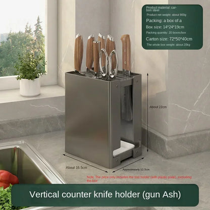 Multi-Functional Kitchen Accessories Knife Rack Kitchen Knife Rack Knife Rack Kitchen Draining Magnetic Kitchenware Knife Block