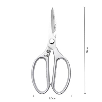 Stainless Steel Kitchen Food Scissors, A Multifunctional Kitchen Tool Suitable for Cutting Chicken Bones, Fish, and Vegetables
