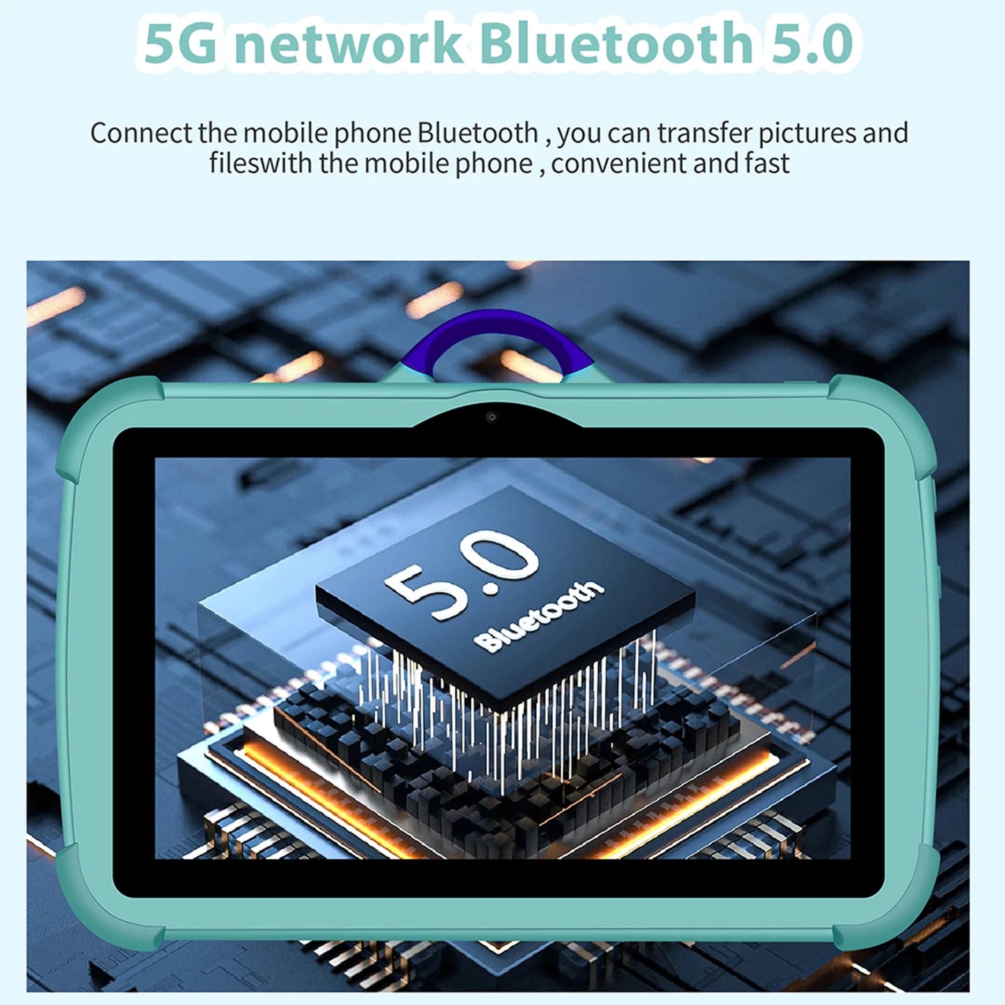 7-Inch Kids Tablet PC – Android 13, Quad-Core, 4GB RAM, 64GB Storage Educational Tablet