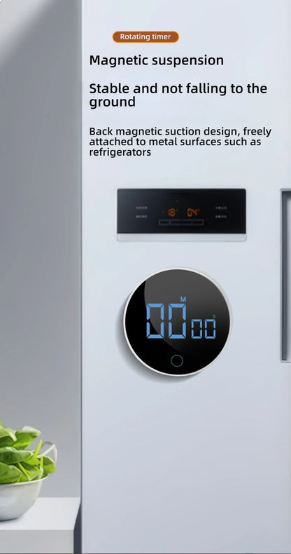 Kitchen magnetic timer rotating type Timer Timer Reminder Kitchen Barware Houseware Self-discipline learning countdown