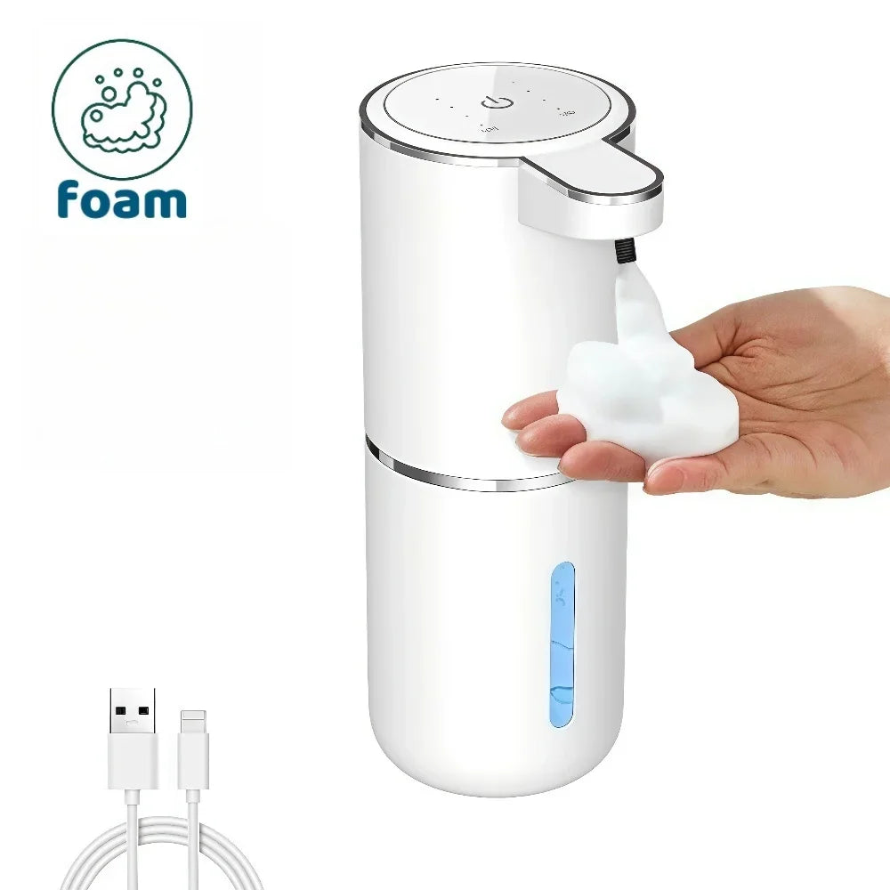 Automatic Liquid & Foam Soap Dispenser – Touchless Electric Dispenser with Infrared Sensor, USB Rechargeable