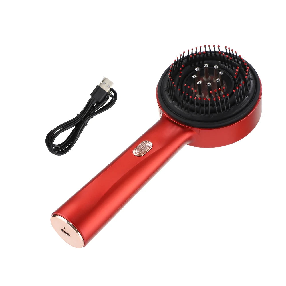 Electric Hair Regrowth Brush – Infrared Light Scalp Massager for Anti-Hair Loss & Hair Growth